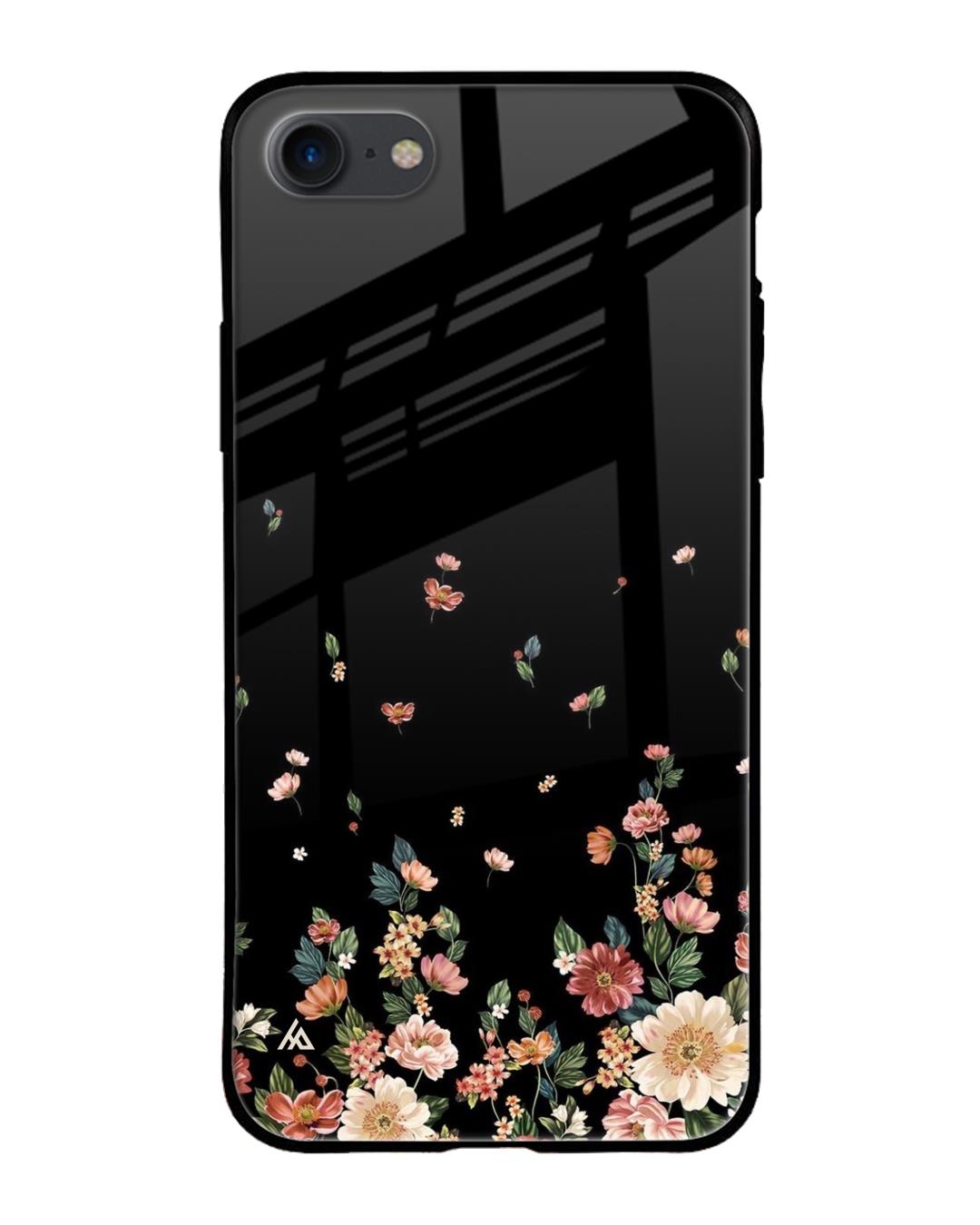 Floating Floral Print iPhone 7 Glass Cases & Covers Online