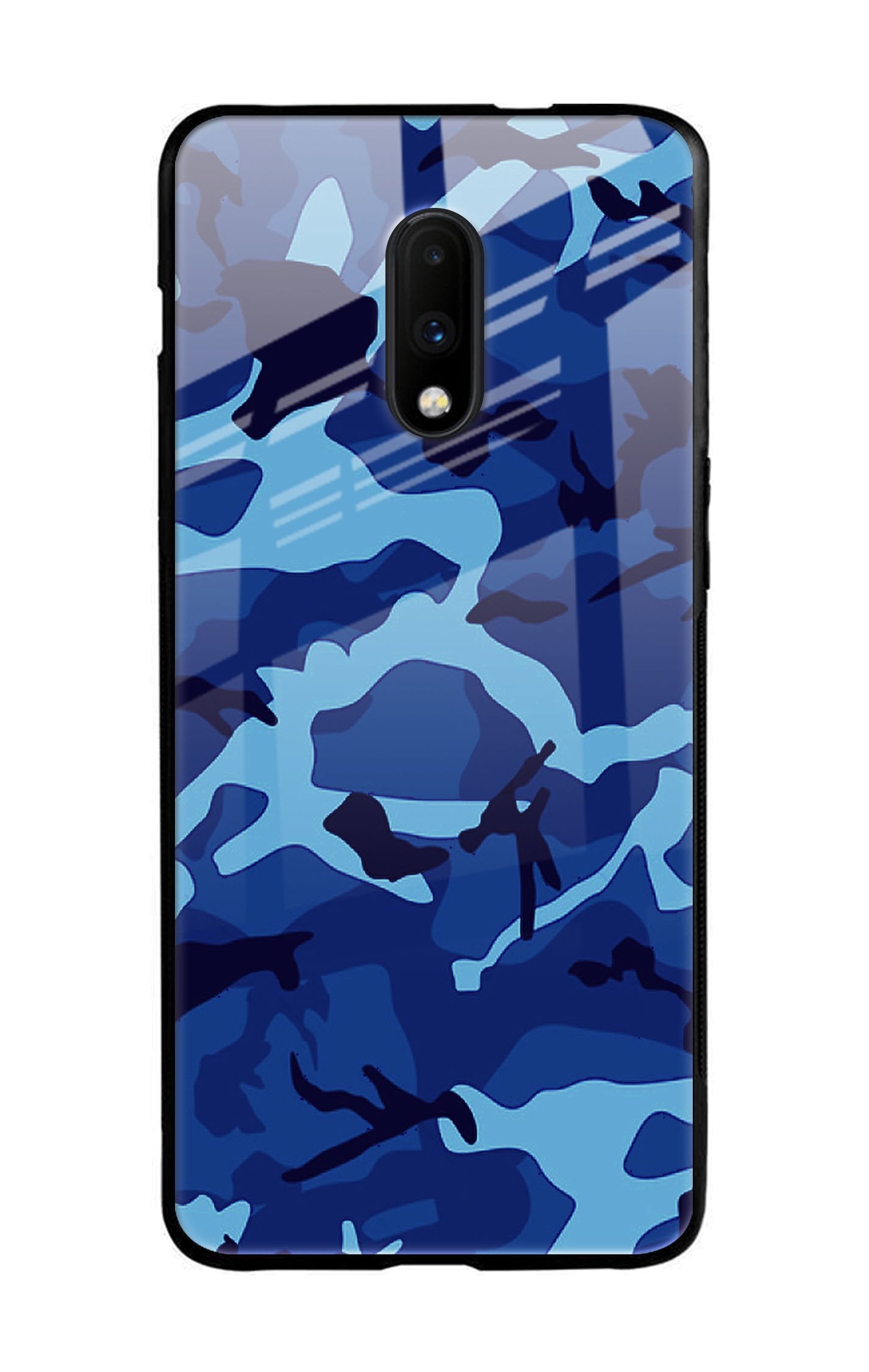Army Blue Glass case for OnePlus 7