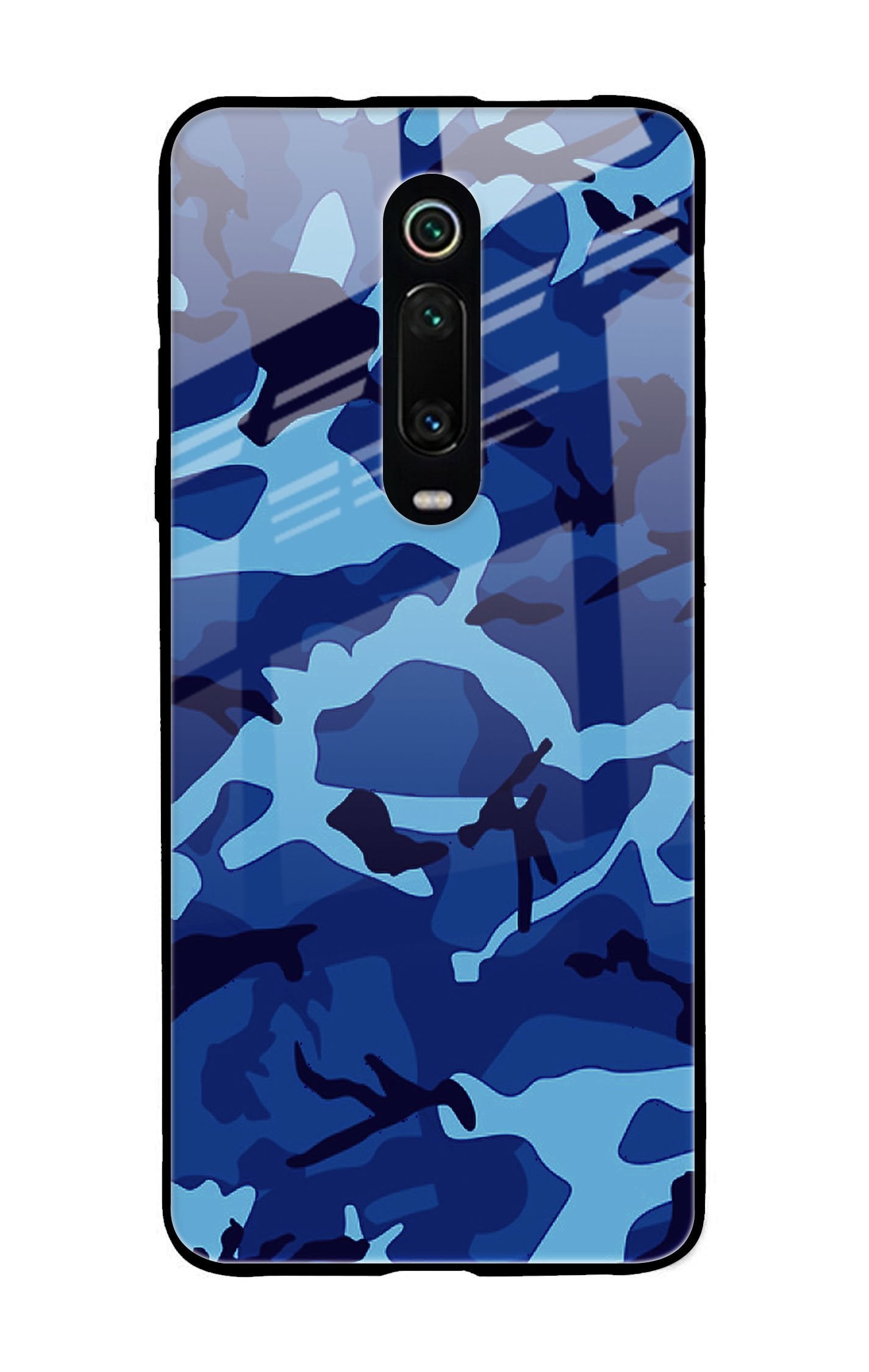 Army Blue Glass case for Xiaomi Redmi K20 Pro