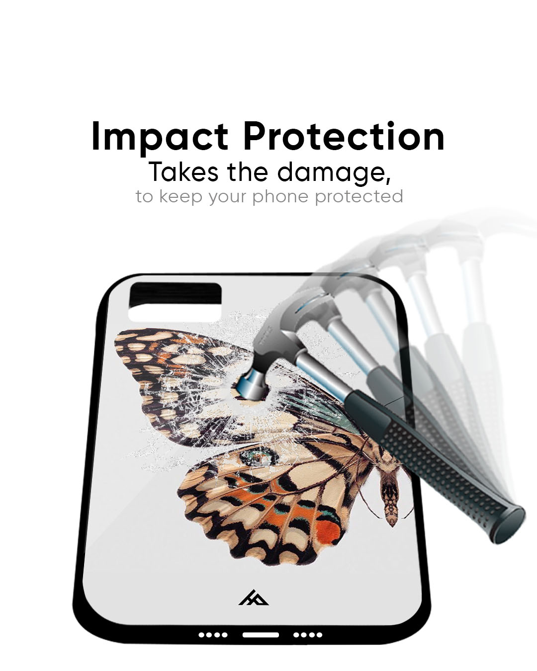 Monarch Butterfly Glass Case for iPhone 7