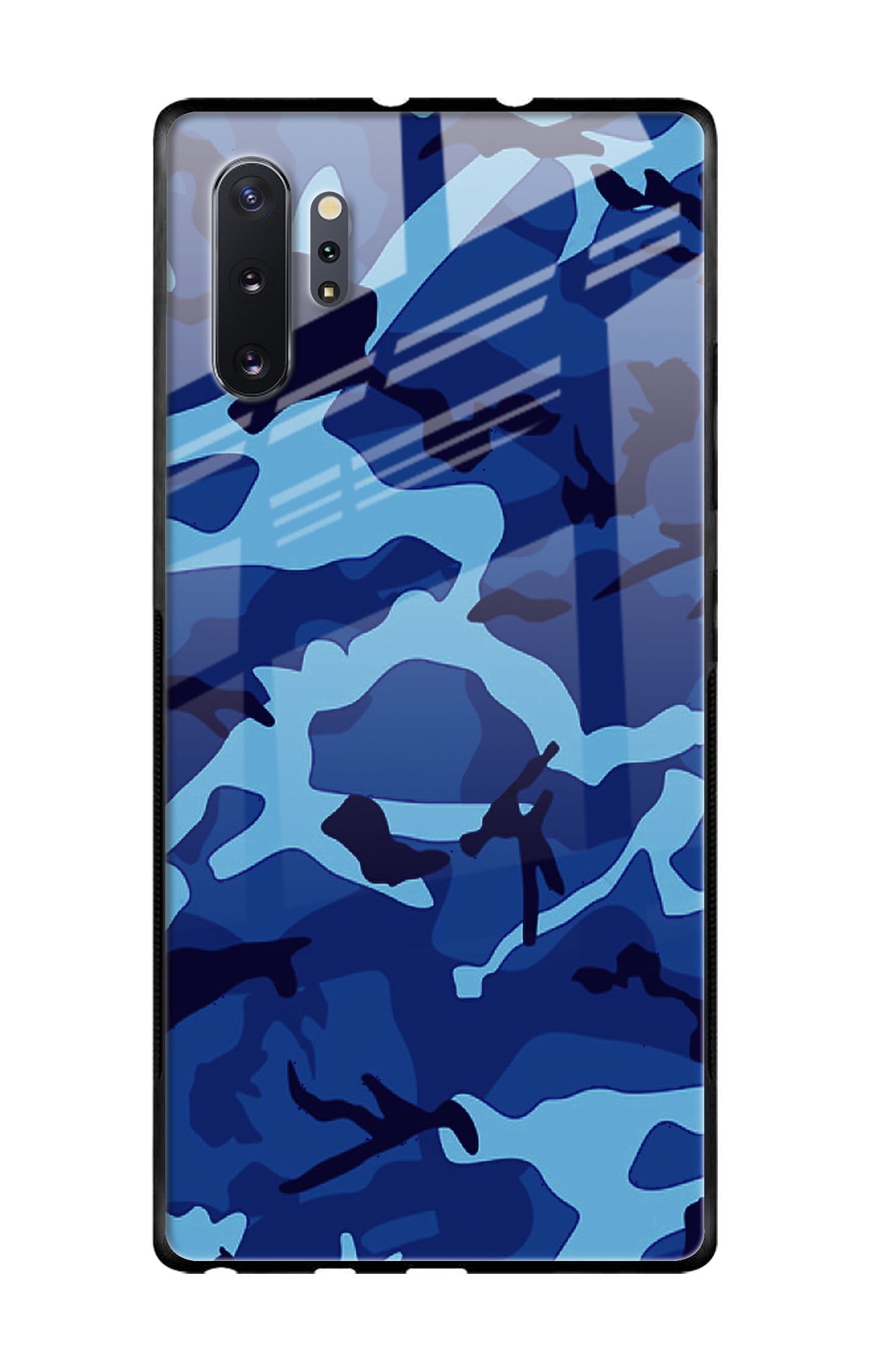 Army Blue Glass case for Samsung Galaxy Note 10 Plus