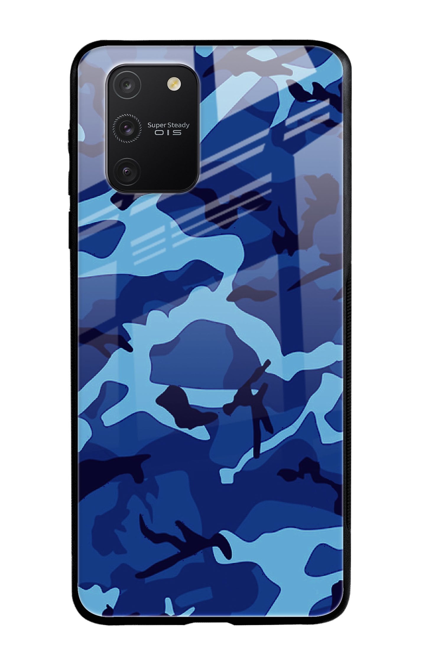 Army Blue Glass case for Samsung Galaxy S10 Lite