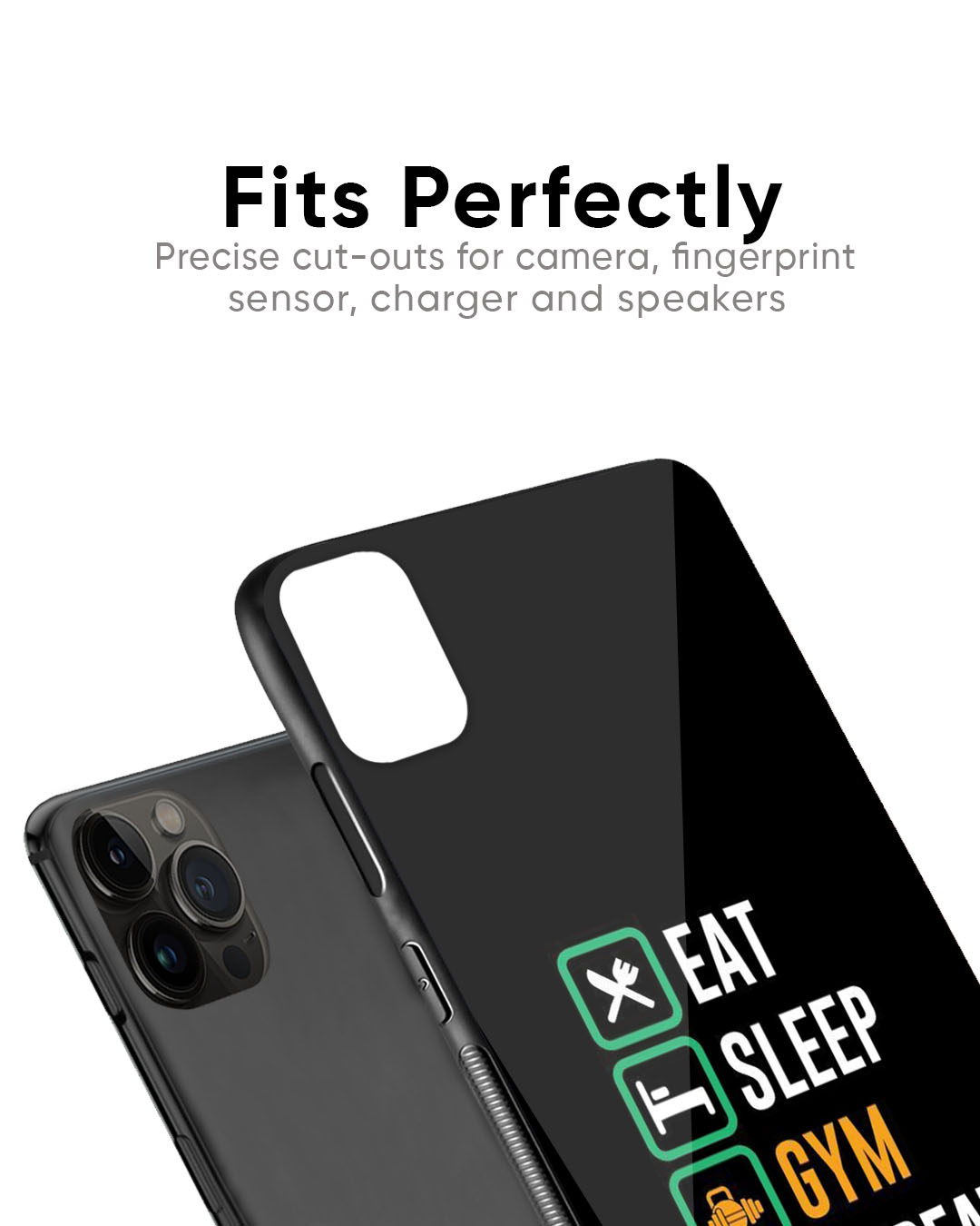 Daily Routine Glass Case for iPhone 7