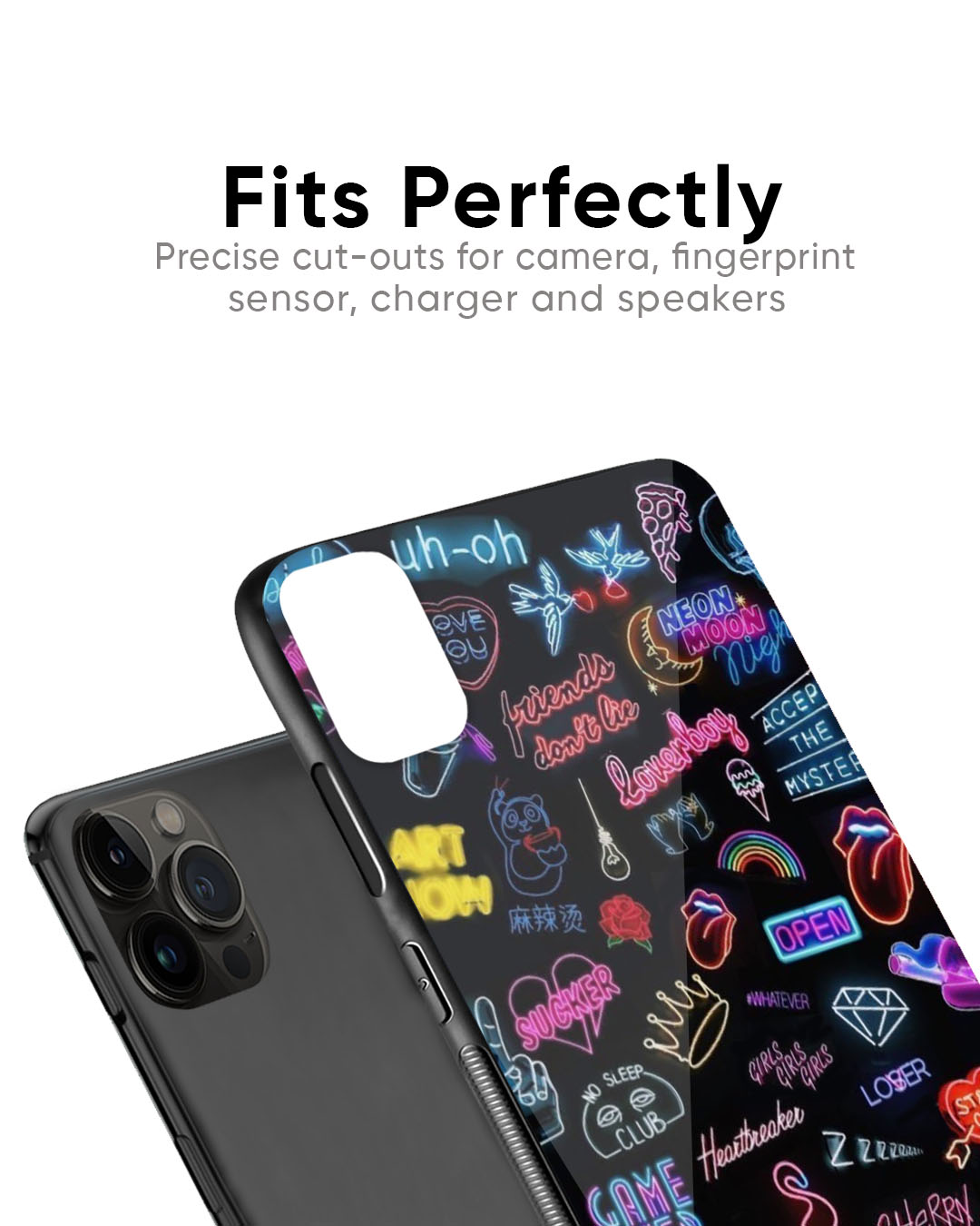Accept The Mystery Glass Case for iPhone 7