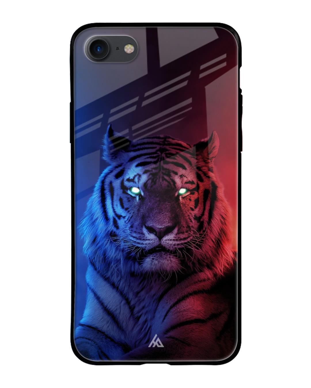 Tiger Starry Eyes iPhone 7 Glass Cases & Covers Online