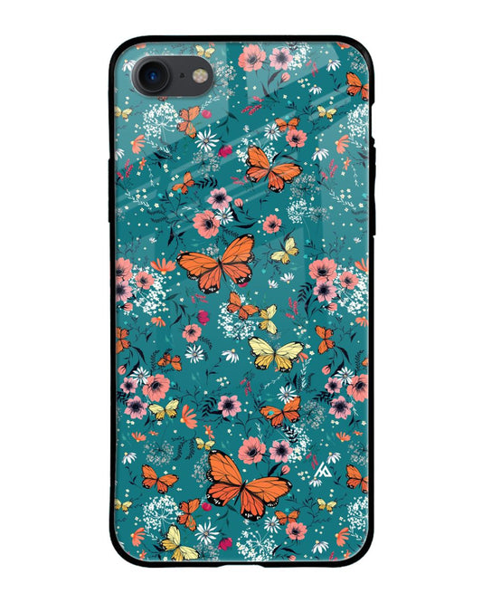 Butterfly In Garden iPhone 7 Glass Cases & Covers Online