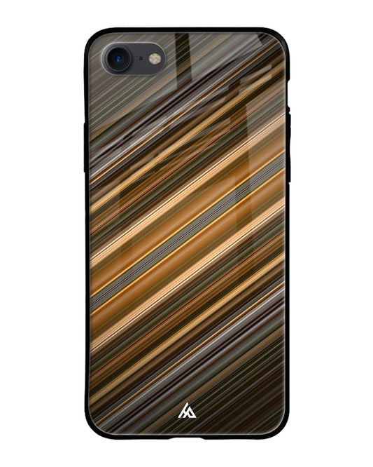 Diagonal Slash Pattern iPhone 7 Glass Cases & Covers Online
