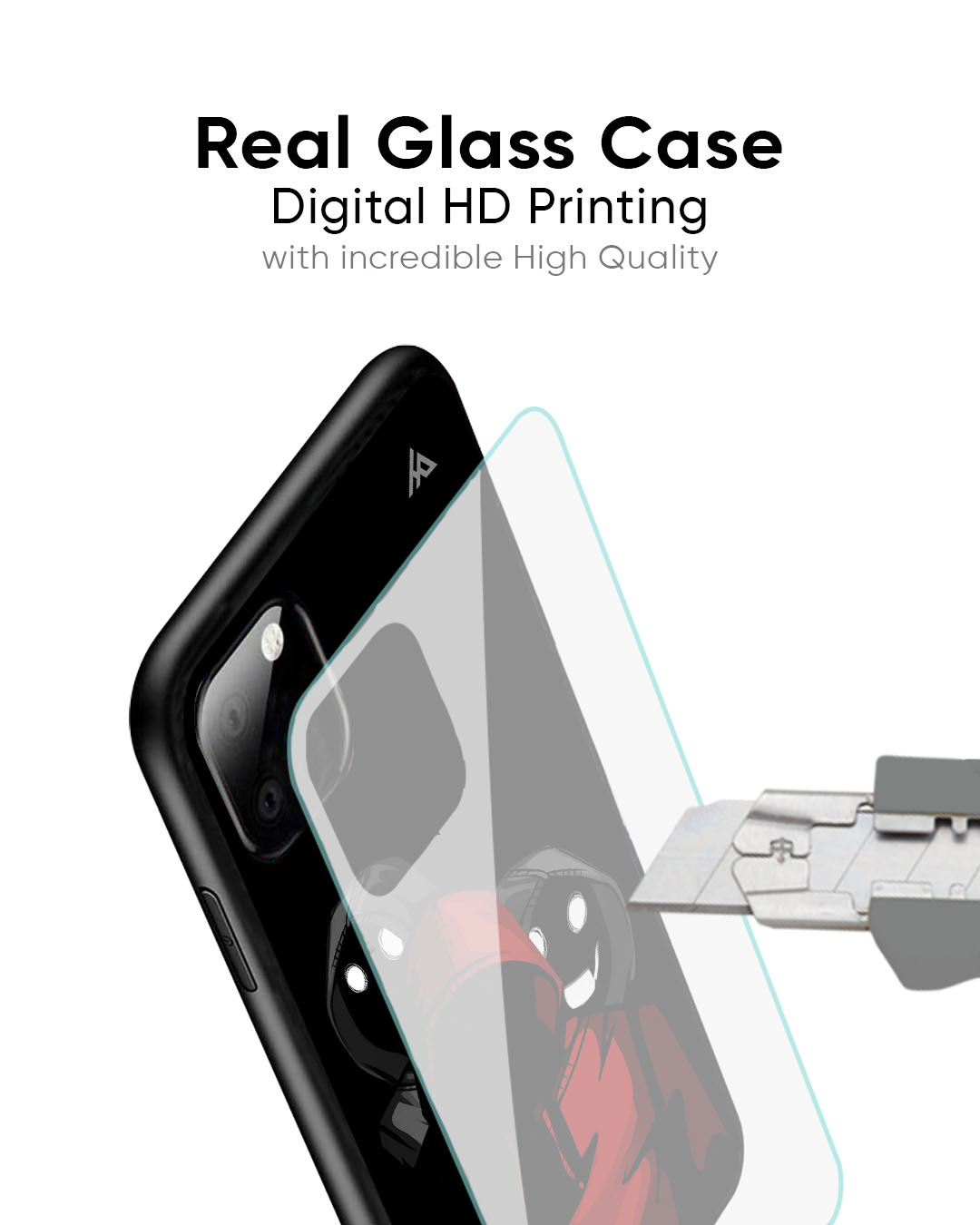 Shadow Character Glass Case for iPhone 7