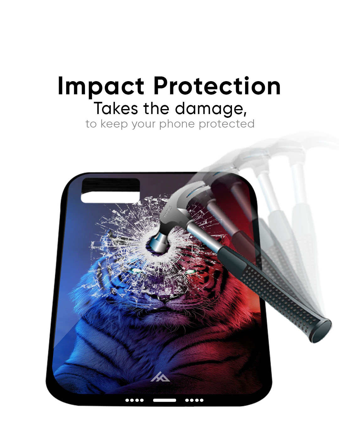 Tiger Starry Eyes Glass Case for iPhone 7