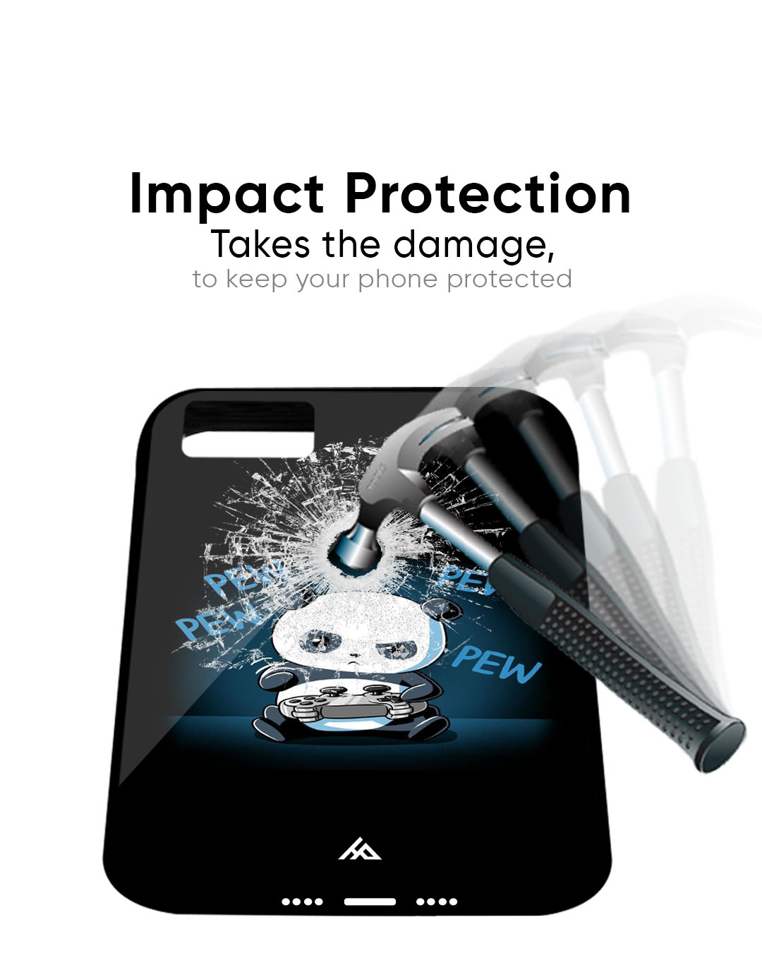 Pew Pew Glass Case for iPhone 7