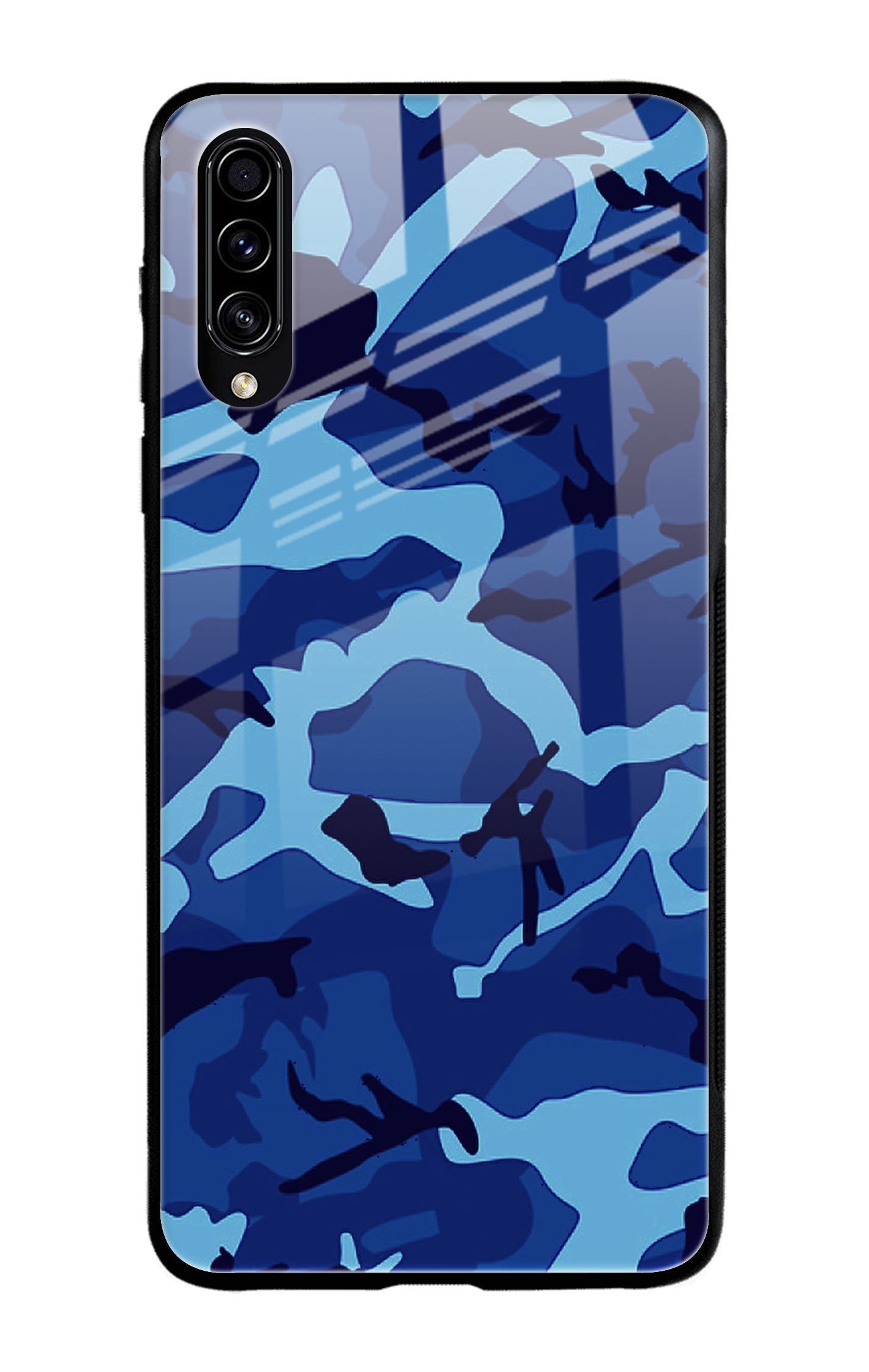 Army Blue Glass case for Samsung Galaxy A30s