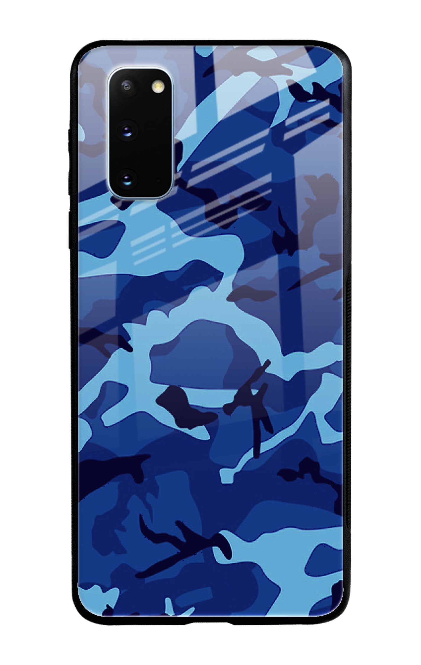 Army Blue Glass case for Samsung Galaxy S20