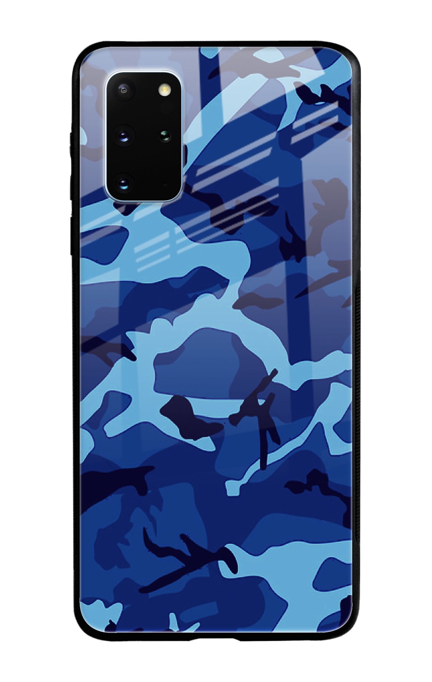 Army Blue Glass case for Samsung Galaxy S20 Plus