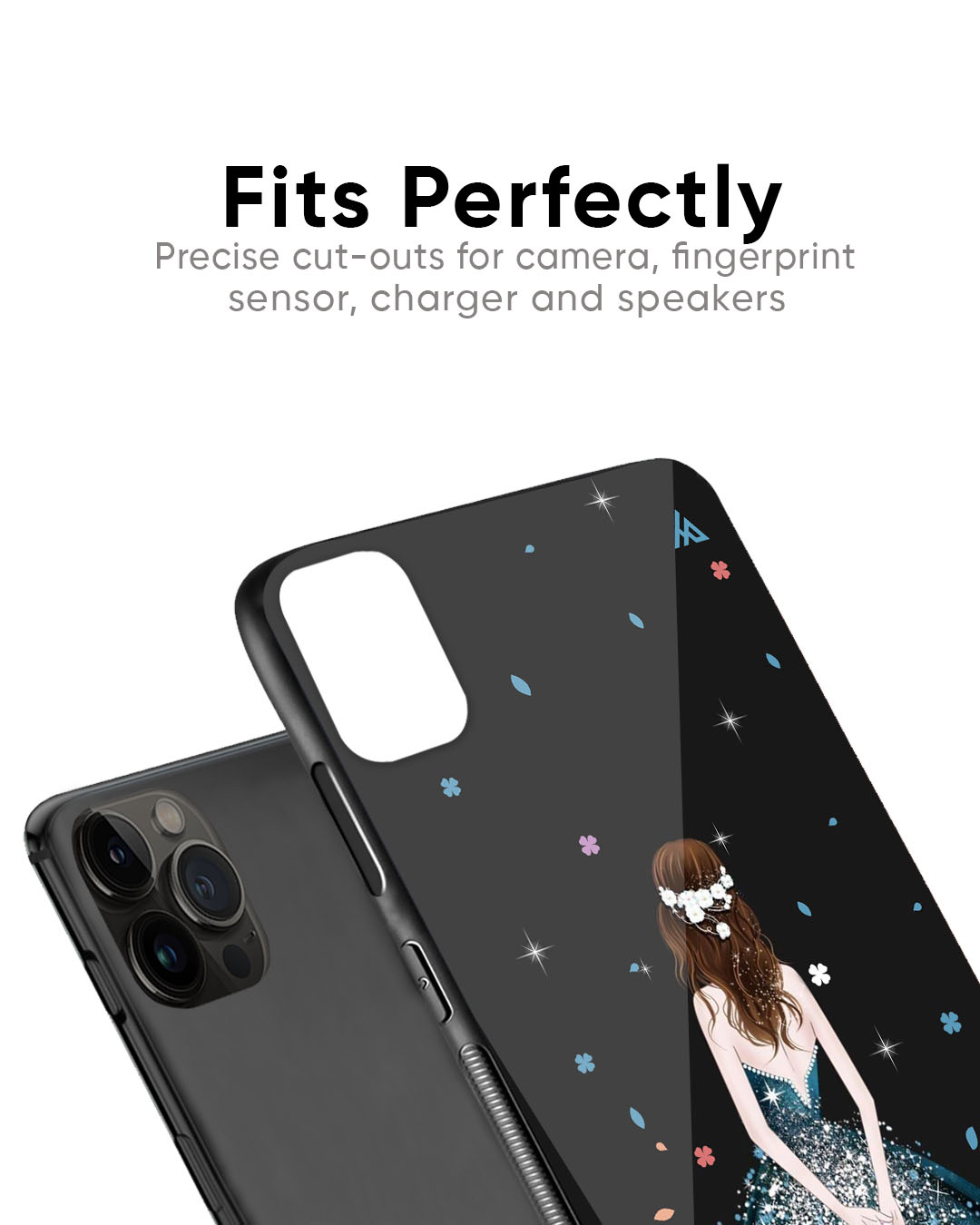 Queen Of Fashion Glass Case for iPhone 7